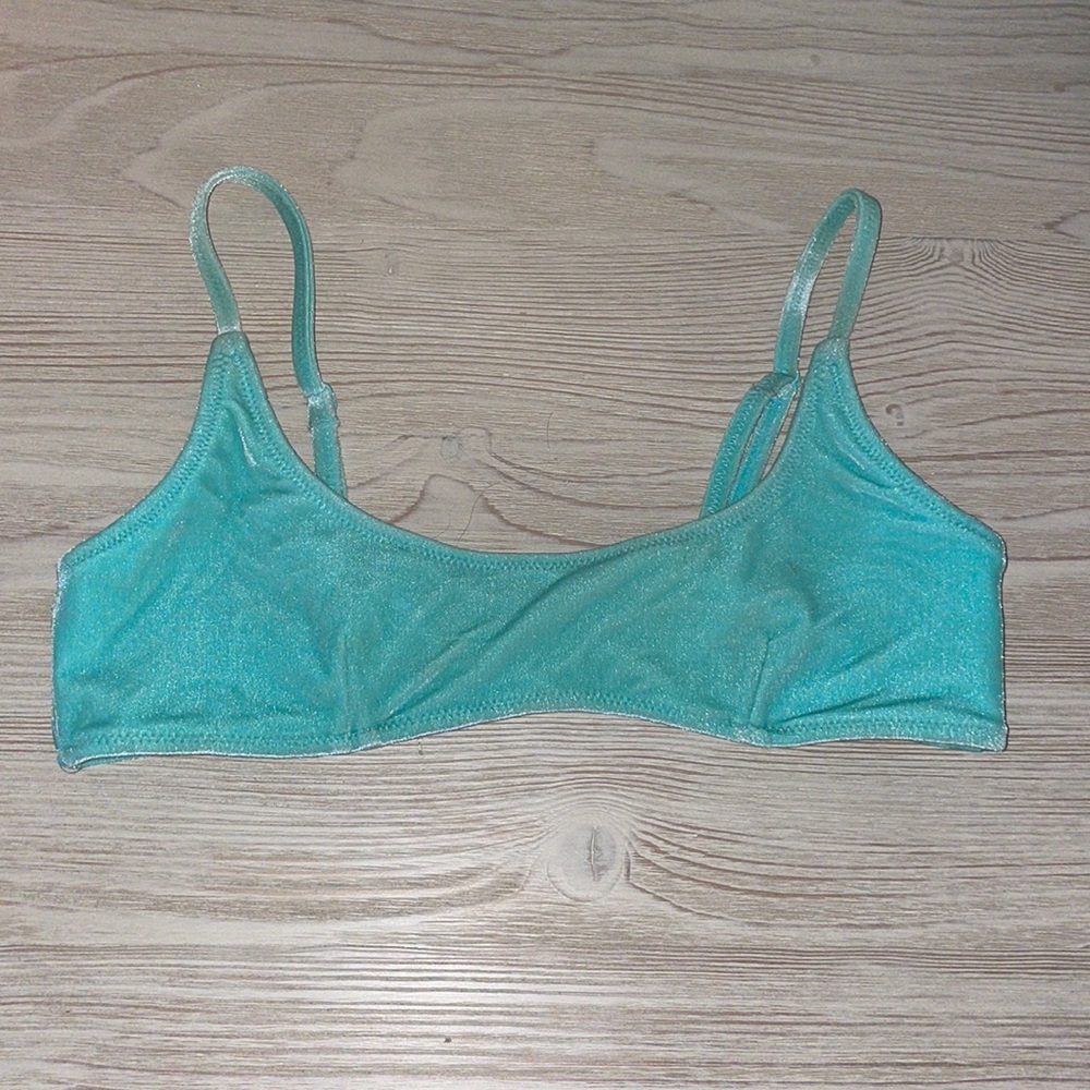 TRIANGL velvet bikini top